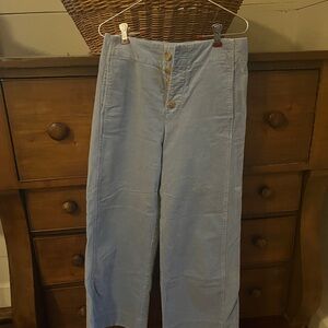 Anthropologie cropped flare corduroys